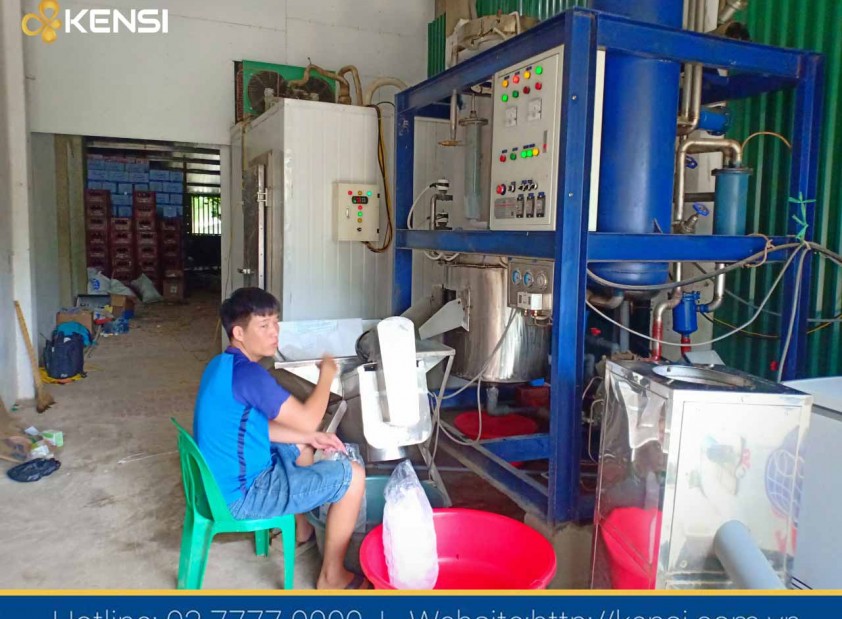 Kết cấu máy lọc nước công nghiệp RO trong sản xuất đá viên 